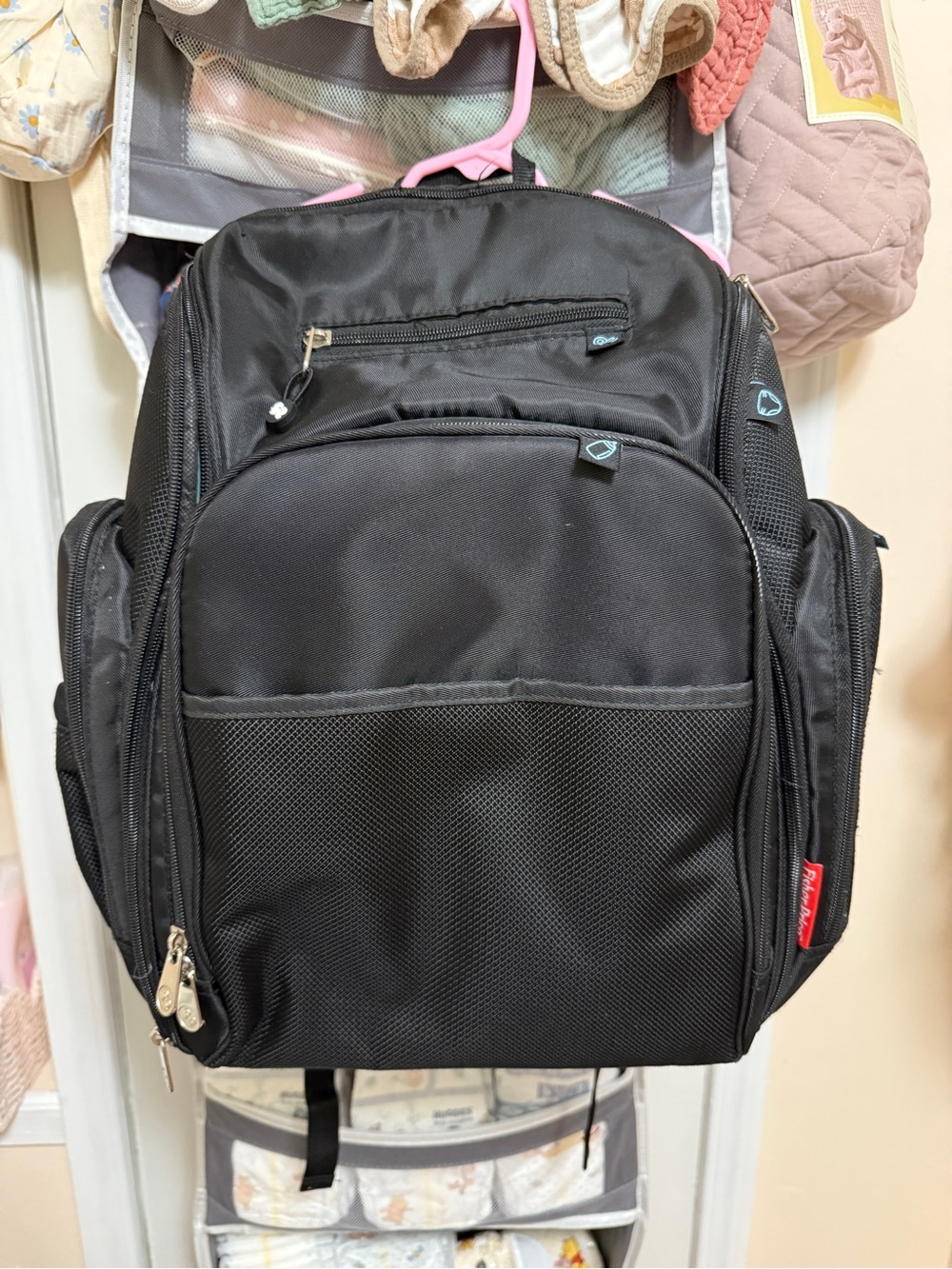 Black diaper bag- Durable Everyday Carry